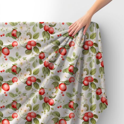 Tissu velours royal polyester à coudre - Motif fruits - RDX2249