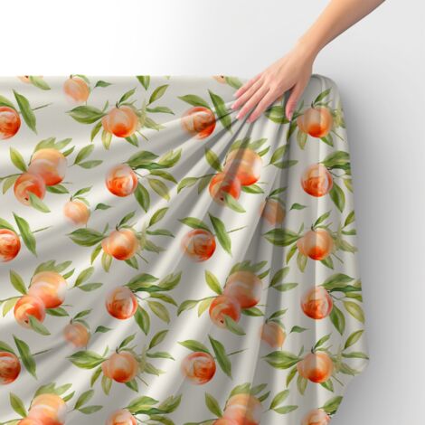 Tissu velours royal polyester à coudre – Motif fruits – RDX2959