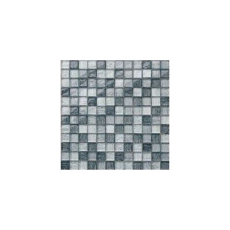 Tissus 23x23mm mix Gris