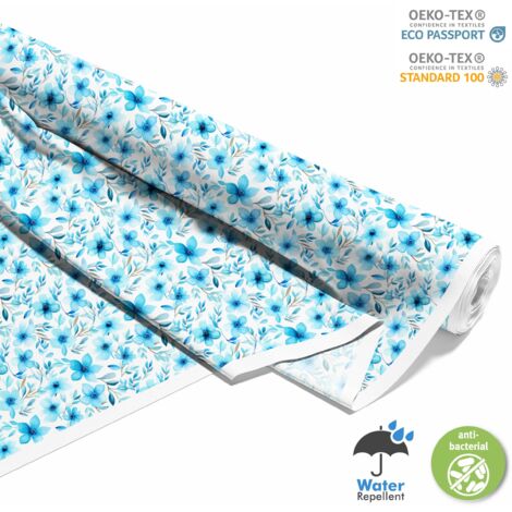 TISSUS DÉCORATIFS D'EXTÉRIEUR OXFORD - Fleurs - DX2031
