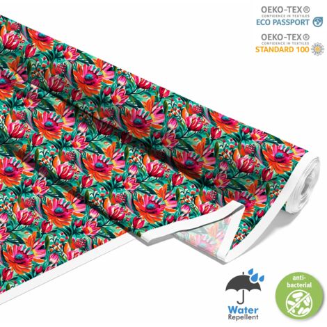 TISSUS DÉCORATIFS D'EXTÉRIEUR OXFORD - Fleurs - DX2088