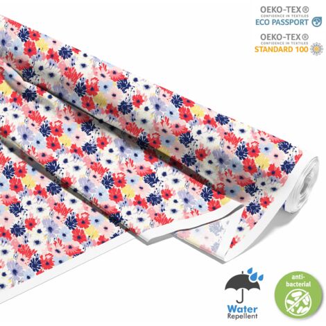 TISSUS DÉCORATIFS D'EXTÉRIEUR OXFORD - Fleurs - DX2113