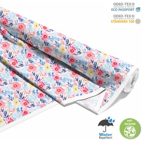 TISSUS DÉCORATIFS D'EXTÉRIEUR OXFORD - Fleurs - DX2185