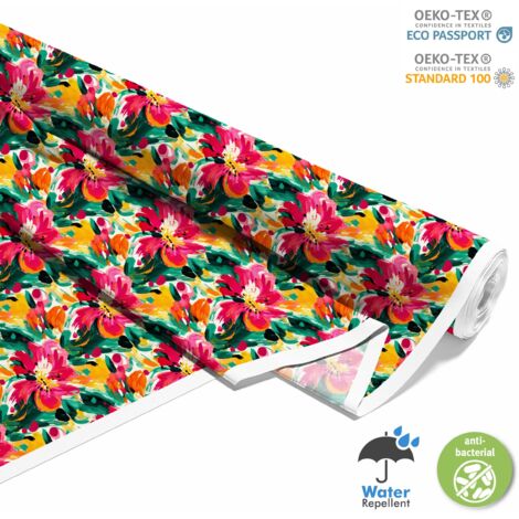 TISSUS DÉCORATIFS D'EXTÉRIEUR OXFORD - Fleurs - DX2471