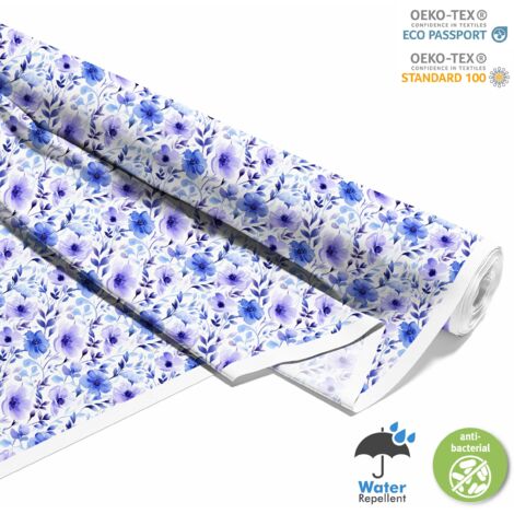 TISSUS DÉCORATIFS D'EXTÉRIEUR OXFORD - Fleurs - DX2489
