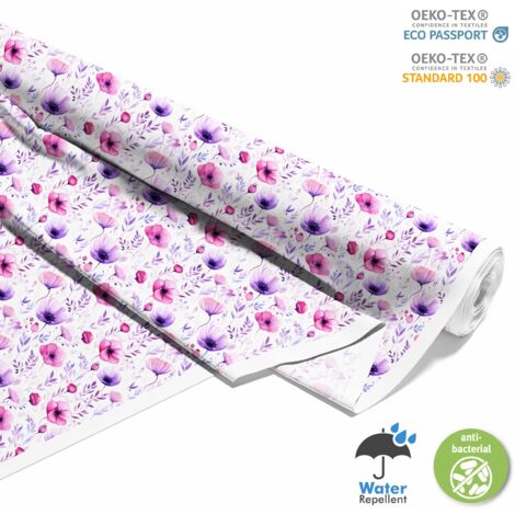 TISSUS DÉCORATIFS D'EXTÉRIEUR OXFORD - Fleurs - DX2648