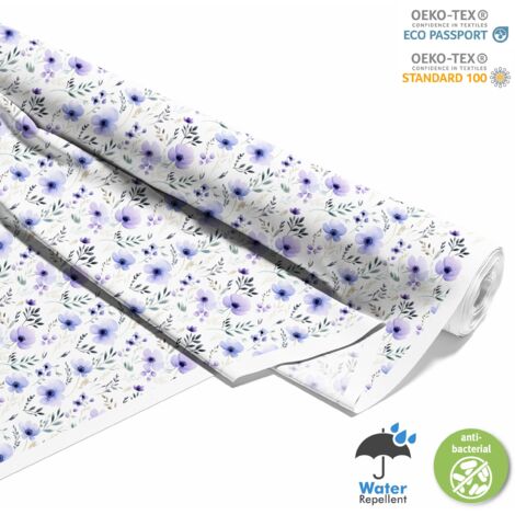 TISSUS DÉCORATIFS D'EXTÉRIEUR OXFORD - Fleurs - DX2668