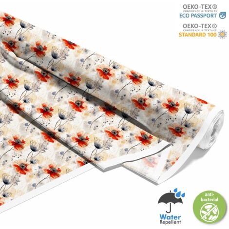 TISSUS DÉCORATIFS D'EXTÉRIEUR OXFORD - Fleurs - DX2671