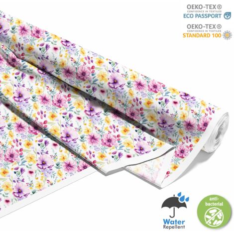 TISSUS DÉCORATIFS D'EXTÉRIEUR OXFORD - Fleurs - DX2783