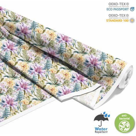 TISSUS DÉCORATIFS D'EXTÉRIEUR OXFORD - Fleurs - DX2805