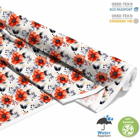 TISSUS DÉCORATIFS D'EXTÉRIEUR OXFORD - Fleurs - DX2833