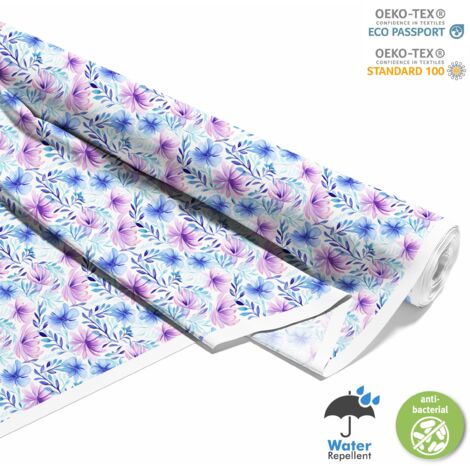 TISSUS DÉCORATIFS D'EXTÉRIEUR OXFORD - Fleurs - DX2983
