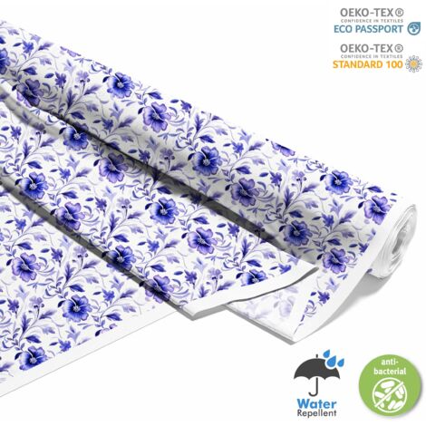 TISSUS DÉCORATIFS D'EXTÉRIEUR OXFORD - Fleurs - DX3037