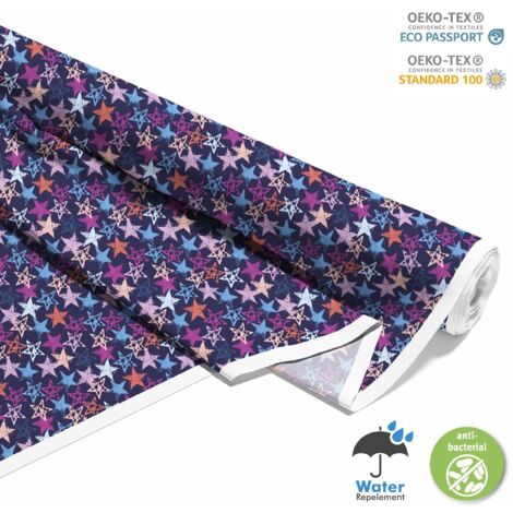 TISSUS DÉCORATIFS D'EXTÉRIEUR OXFORD - Motif abstraction colorée