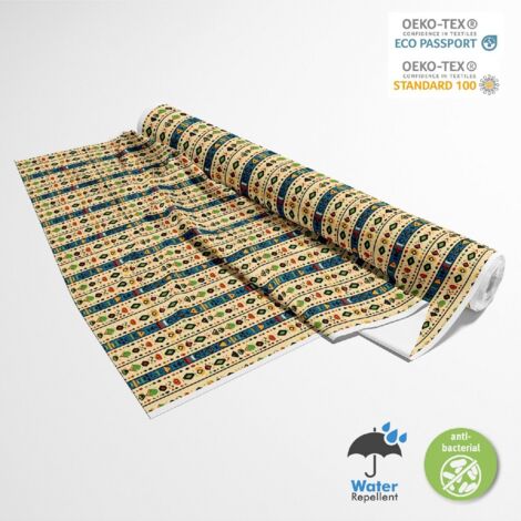 TISSUS DÉCORATIFS D'EXTÉRIEUR OXFORD - Motif africain  DX18017