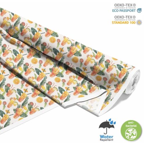 TISSUS DÉCORATIFS D'EXTÉRIEUR OXFORD - Motif Cocktail  DX8308