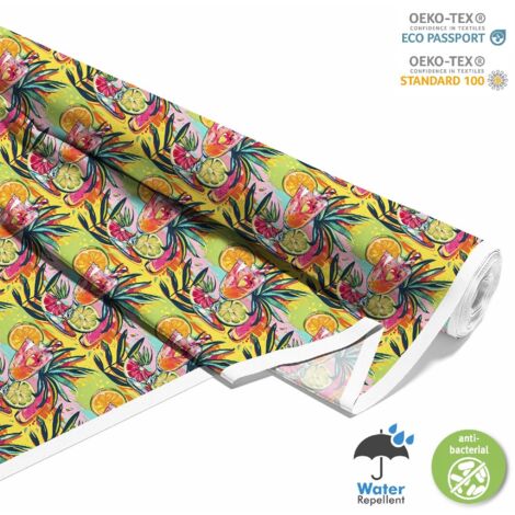 TISSUS DÉCORATIFS D'EXTÉRIEUR OXFORD - Motif Cocktail  DX8340