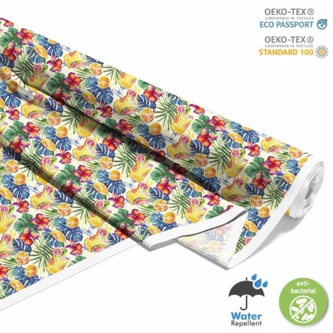 TISSUS DÉCORATIFS D'EXTÉRIEUR OXFORD - Motif Cocktail DX8473