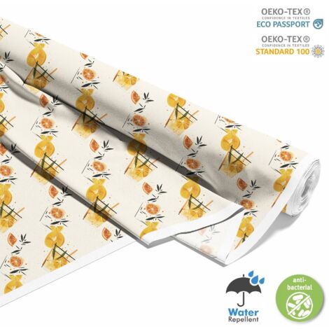 TISSUS DÉCORATIFS D'EXTÉRIEUR OXFORD - Motif Cocktail  DX8650