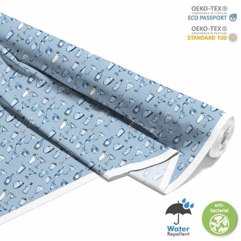 TISSUS DÉCORATIFS D'EXTÉRIEUR OXFORD - Motif Cocktail  DX8790