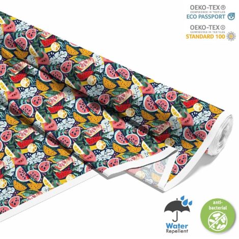 TISSUS DÉCORATIFS D'EXTÉRIEUR OXFORD - motif été  DX9133