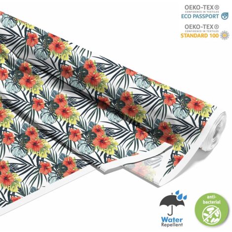 TISSUS DÉCORATIFS D'EXTÉRIEUR OXFORD - motif été  DX9275