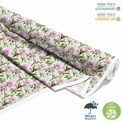 TISSUS DÉCORATIFS D'EXTÉRIEUR OXFORD - Motif Fleurs I DX5102