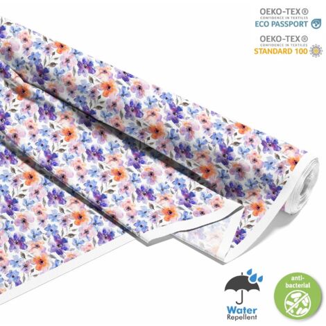 TISSUS DÉCORATIFS D'EXTÉRIEUR OXFORD - Motif Fleurs I DX5135