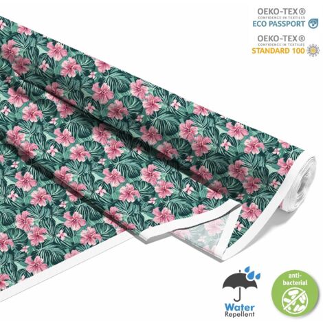 TISSUS DÉCORATIFS D'EXTÉRIEUR OXFORD - Motif Fleurs I DX5200