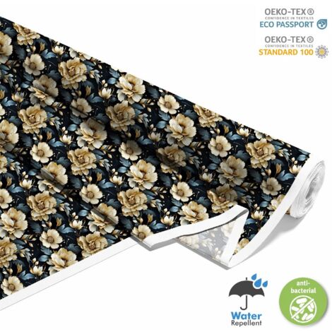 TISSUS DÉCORATIFS D'EXTÉRIEUR OXFORD - Motif Fleurs I DX5208