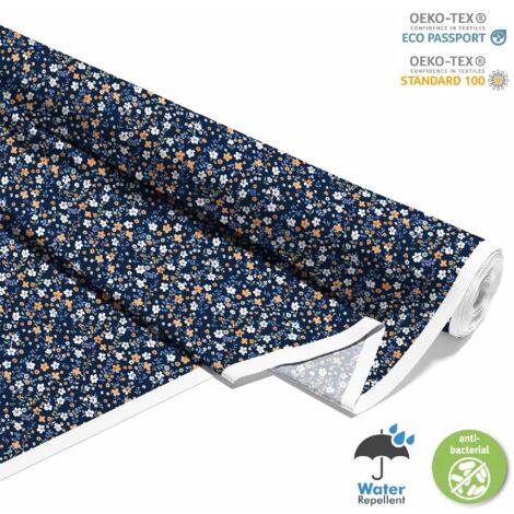TISSUS DÉCORATIFS D'EXTÉRIEUR OXFORD - Motif Fleurs I DX5241