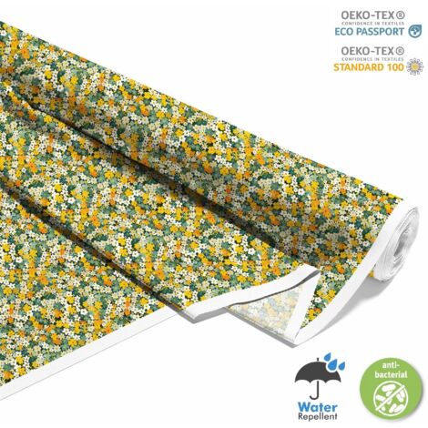 TISSUS DÉCORATIFS D'EXTÉRIEUR OXFORD - Motif Fleurs I DX5274