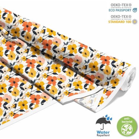 TISSUS DÉCORATIFS D'EXTÉRIEUR OXFORD - Motif Fleurs I DX5310
