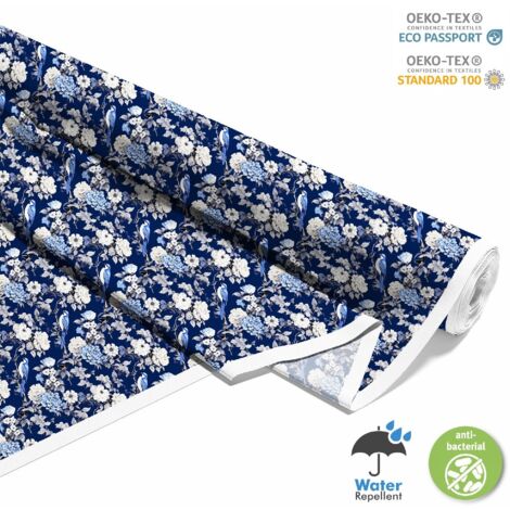 TISSUS DÉCORATIFS D'EXTÉRIEUR OXFORD - Motif Fleurs I DX5324