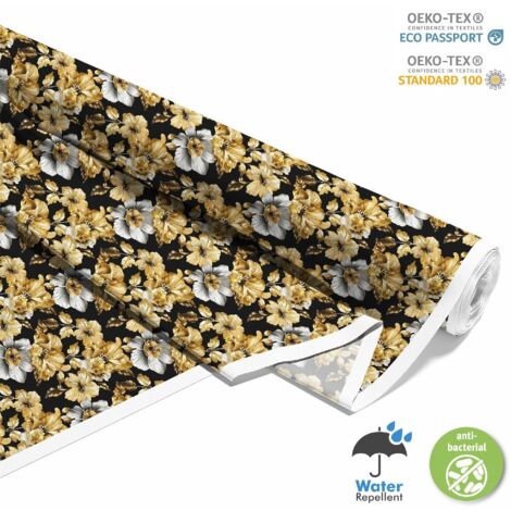 TISSUS DÉCORATIFS D'EXTÉRIEUR OXFORD - Motif Fleurs I DX5412