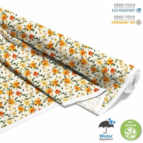 TISSUS DÉCORATIFS D'EXTÉRIEUR OXFORD - Motif Fleurs I DX5451
