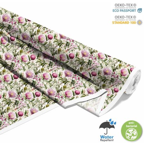 TISSUS DÉCORATIFS D'EXTÉRIEUR OXFORD - Motif Fleurs I DX5478