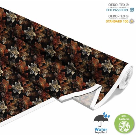 TISSUS DÉCORATIFS D'EXTÉRIEUR OXFORD - Motif Fleurs I DX5536