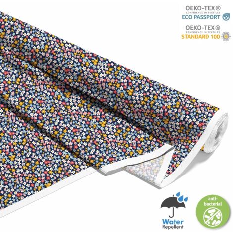 TISSUS DÉCORATIFS D'EXTÉRIEUR OXFORD - Motif Fleurs I DX5602