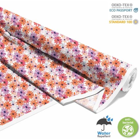 TISSUS DÉCORATIFS D'EXTÉRIEUR OXFORD - Motif Fleurs I DX5627