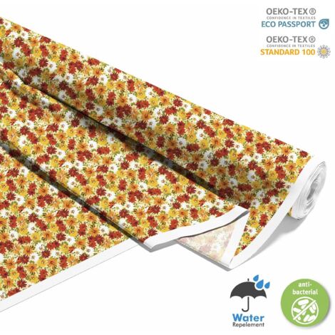 TISSUS DÉCORATIFS D'EXTÉRIEUR OXFORD - Motif Fleurs sur le pré I DX690