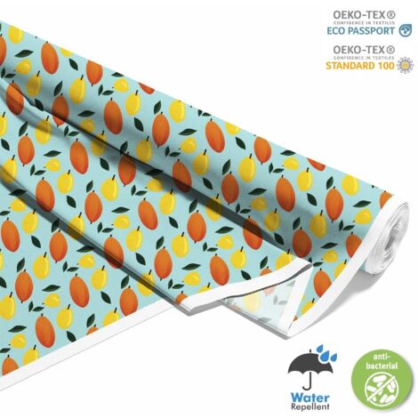 TISSUS DÉCORATIFS D'EXTÉRIEUR OXFORD - Motif Fruits  DX6172
