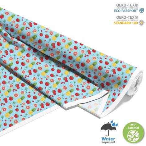 TISSUS DÉCORATIFS D'EXTÉRIEUR OXFORD - Motif Fruits  DX6316