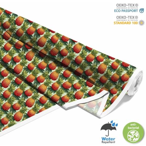 TISSUS DÉCORATIFS D'EXTÉRIEUR OXFORD - Motif Fruits  DX6396