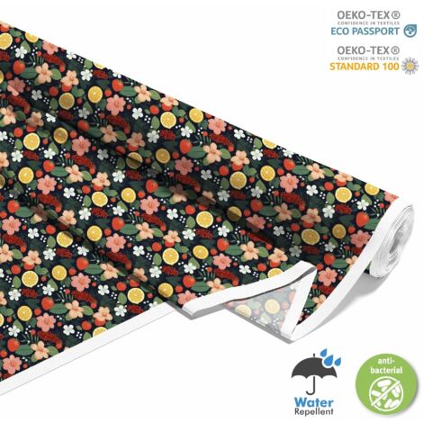 TISSUS DÉCORATIFS D'EXTÉRIEUR OXFORD - Motif Fruits  DX6515