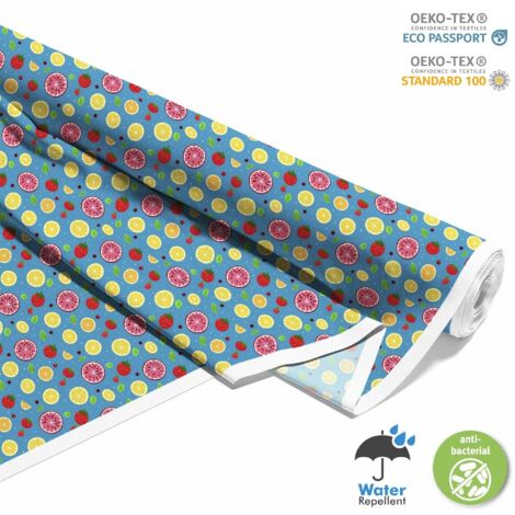 TISSUS DÉCORATIFS D'EXTÉRIEUR OXFORD - Motif Fruits  DX6966