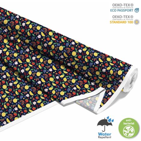 TISSUS DÉCORATIFS D'EXTÉRIEUR OXFORD - Motif Fruits  DX7037