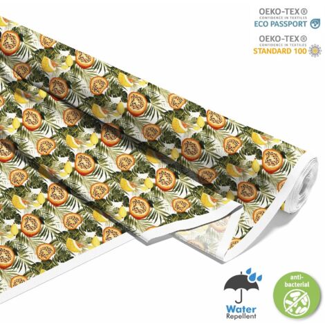 TISSUS DÉCORATIFS D'EXTÉRIEUR OXFORD - Motif Fruits  DX7040