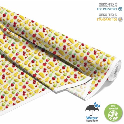 TISSUS DÉCORATIFS D'EXTÉRIEUR OXFORD - Motif Fruits  DX7042