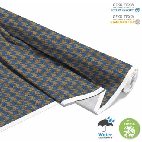 TISSUS DÉCORATIFS D'EXTÉRIEUR OXFORD - Motif pied-de-poule I DX347